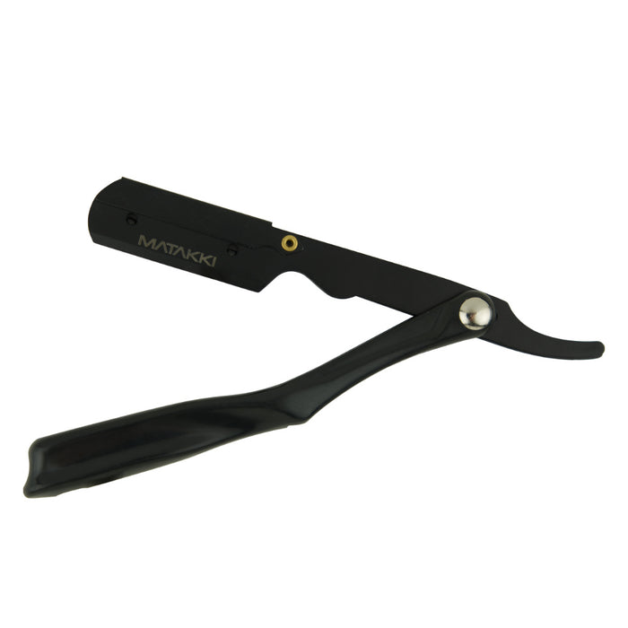 Matakki The Shavette Shaving Razor - Black