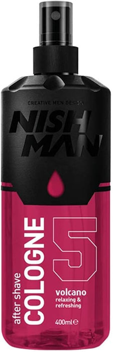 NISHMAN Aftershave Cologne 400ml - 5 Volcano