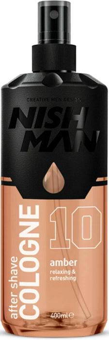 NISHMAN Aftershave Cologne 400ml - 10 Amber