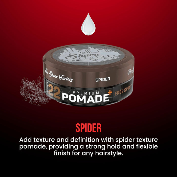 The Shave Factory Premium Pomade - 22 Spider - 150ml