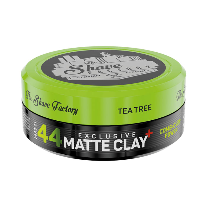 The Shave Factory Premium Matte Clay - 44 Tea Tree - 150ml