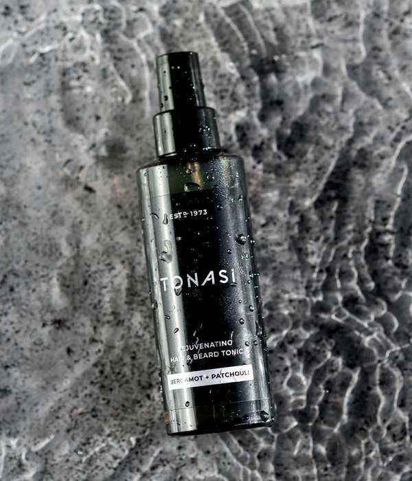 TONASI BERGAMOT + PATCHOULI REJUVENATING HAIR & BEARD TONIC