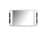 JRL Double Handed Mirror White