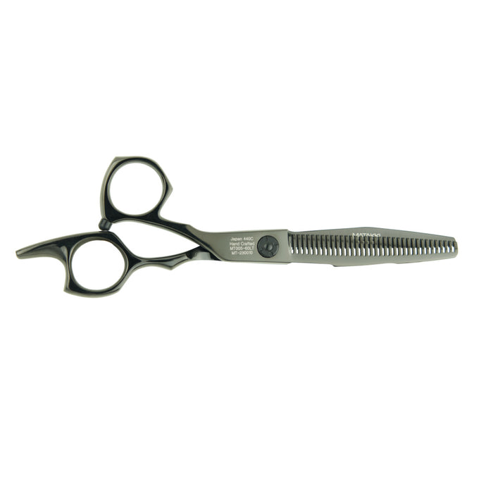 Matakki Left Handed Thinning Scissors - Black Ninja