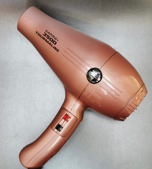 Gamma+ 3500 Powerful Hairdryer - Rose Gold - MCR Barber Supplies